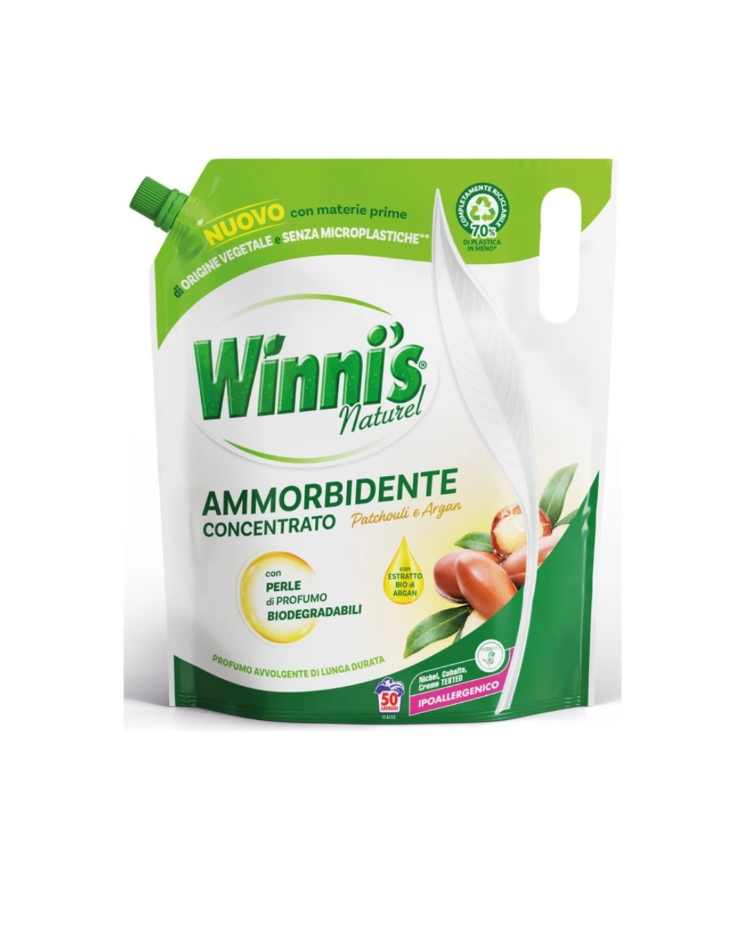 Winni’s Naturel – Koncentrovaná aviváž Patchouli e Argan sacco 1,25l