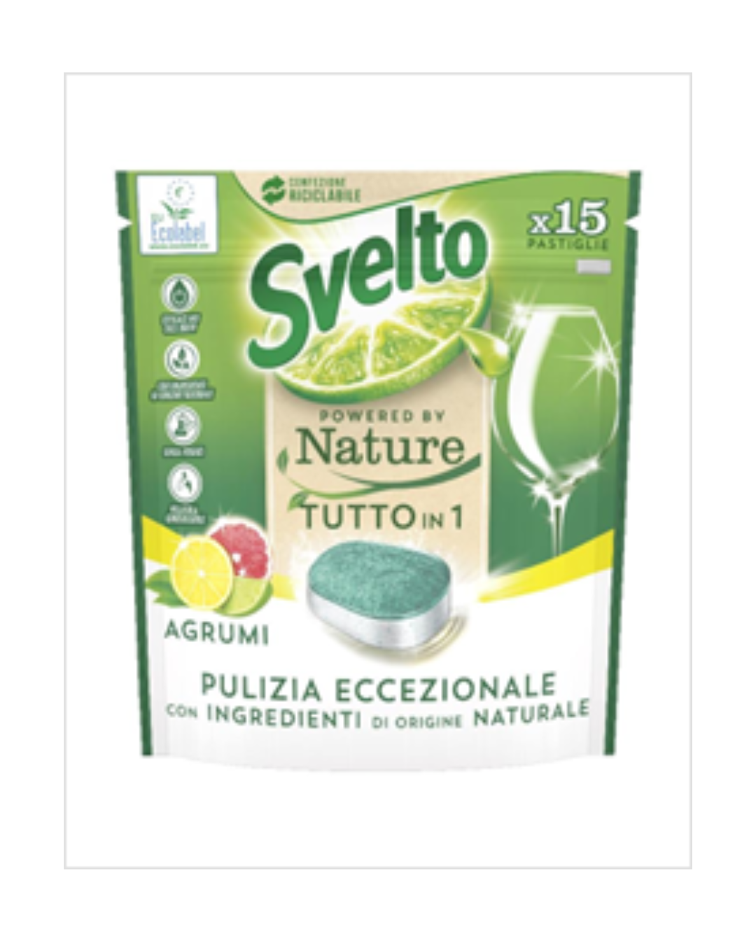 SVELTO tablety do umývačky 15 PZ. NATURE ARGUMI