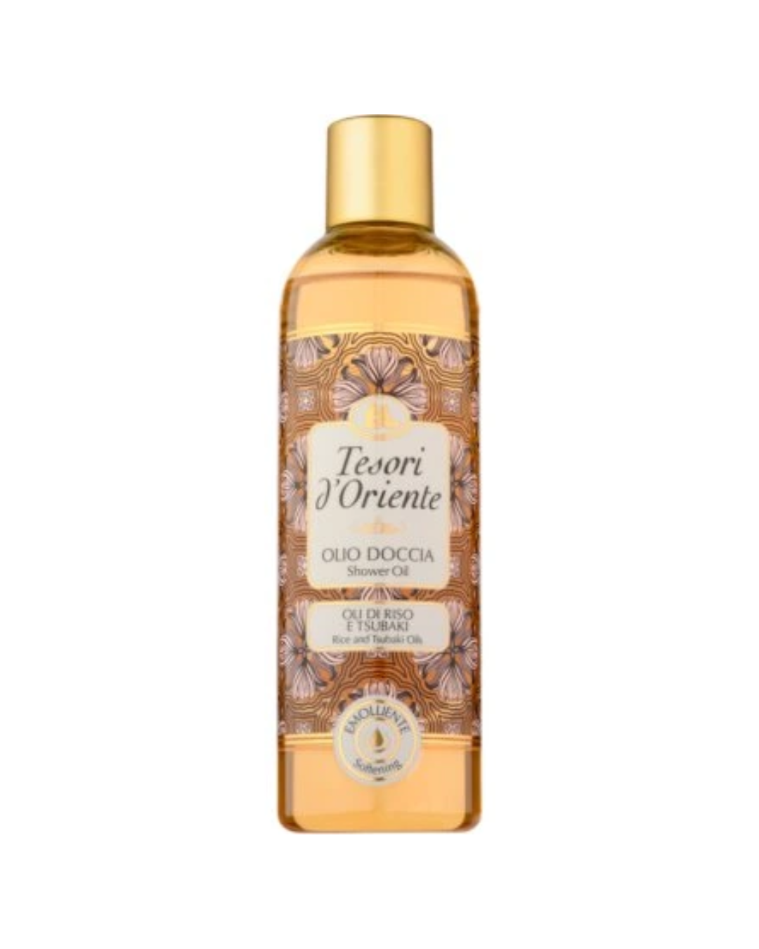 Sprchový olej TESORI D ́ORIENTE Olej z ryže a Tsubaki