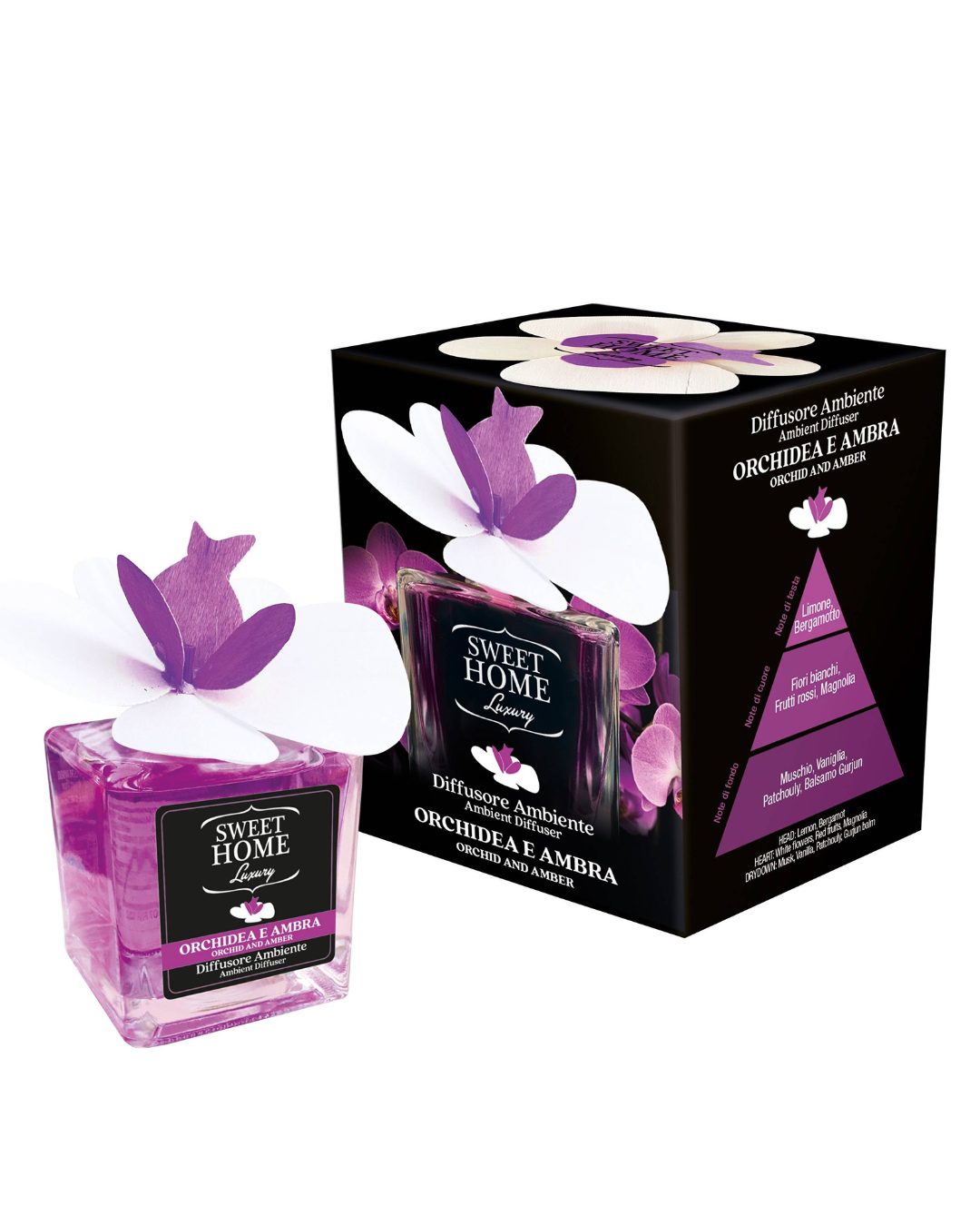 SWEET HOME AROMA DIFUZER ORCHIDEA 150 ML. ORCHIDEA/AMBR