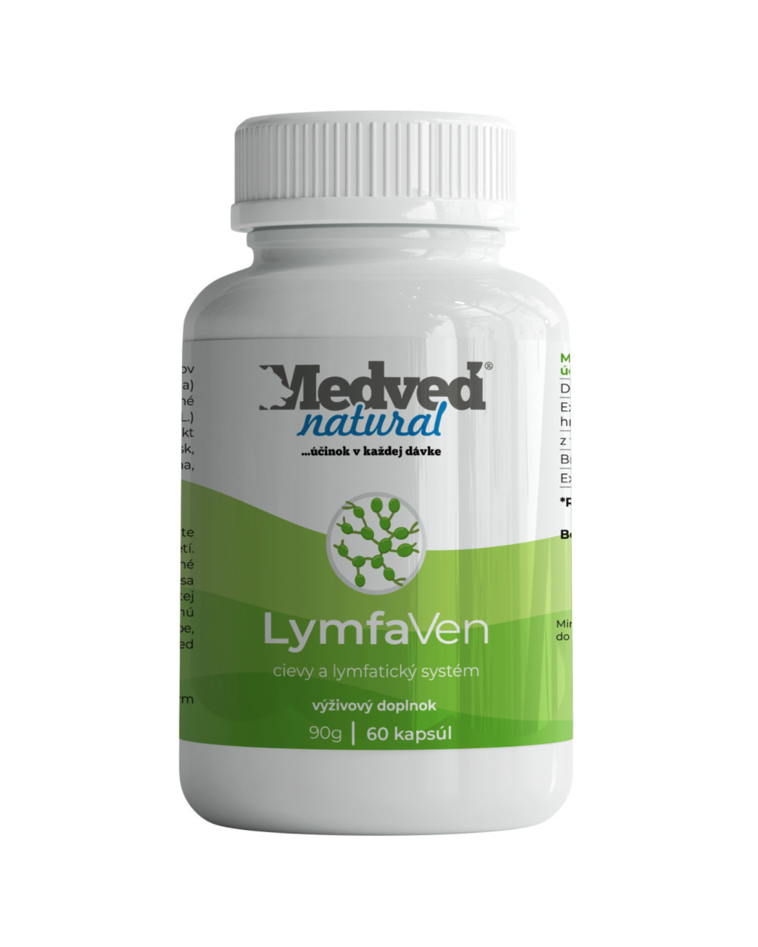 Medveď natural LymfaVen 60 kapsúl