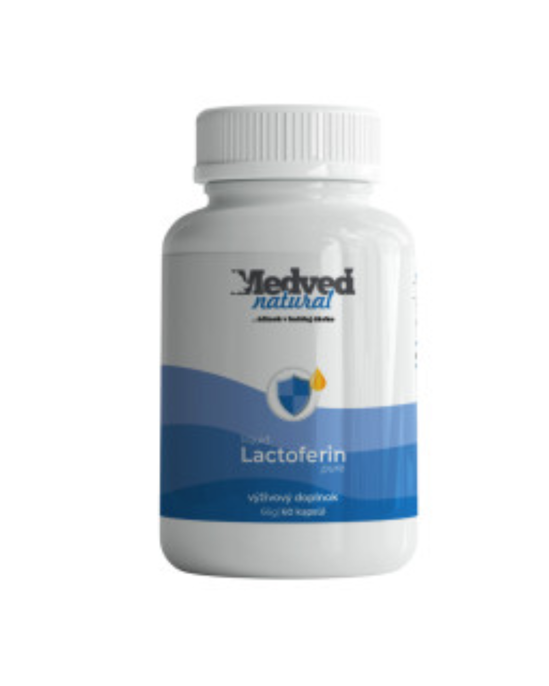 Medveď natural Lactoferin pure liquid 60 kapsúl