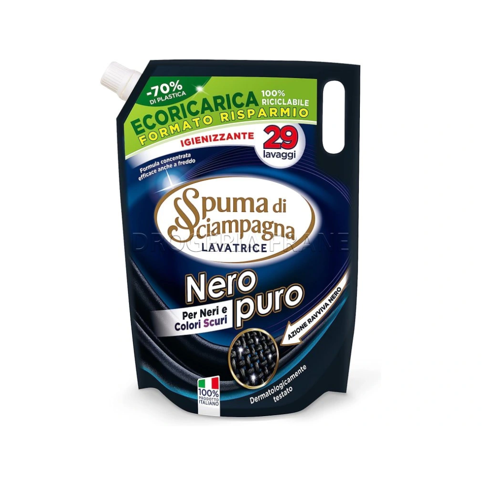 SPUMA DI SCIAMPAGNA prací gél na čierne a tmavé prádlo 29 PD SACCO
