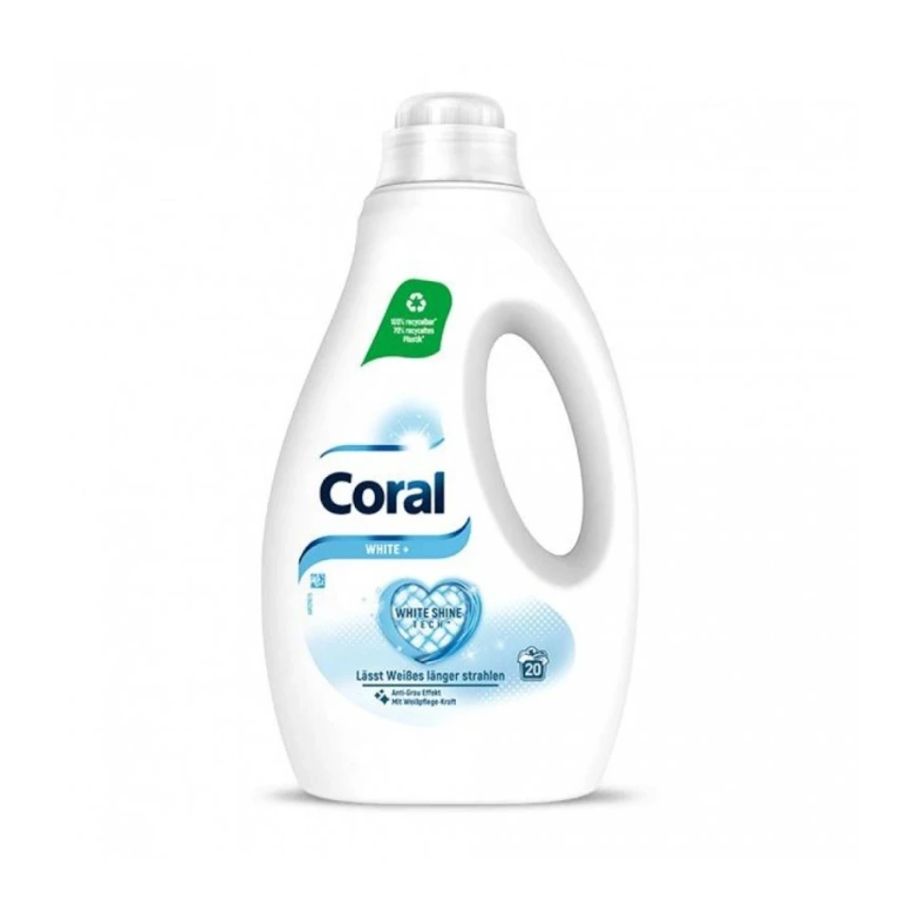 Coral prací gél white 1000ml. 20PD