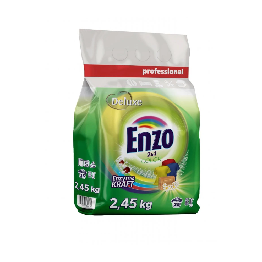 Enzo COLOR – prací prášok na farebné tkaniny 2,45kg