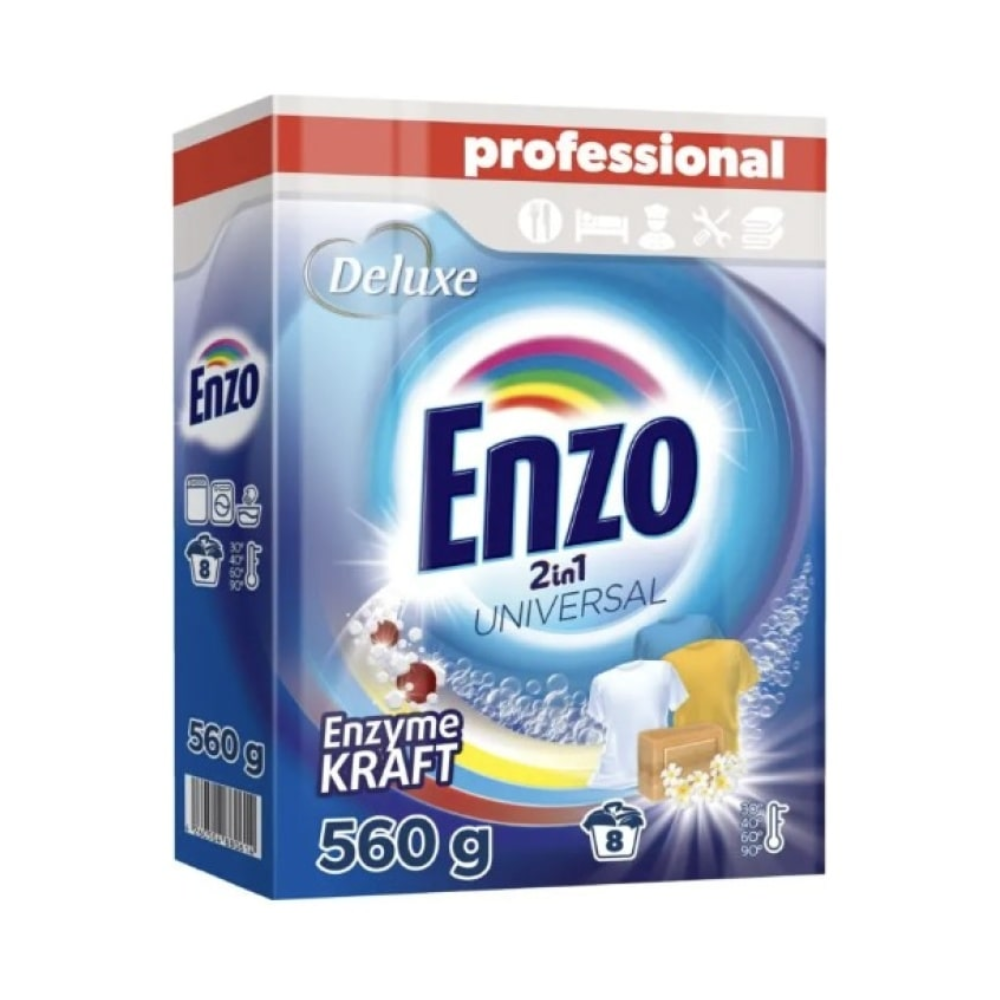 Deluxe Enzo prací prach Professional 560g 2in1 Universal - 8 PD