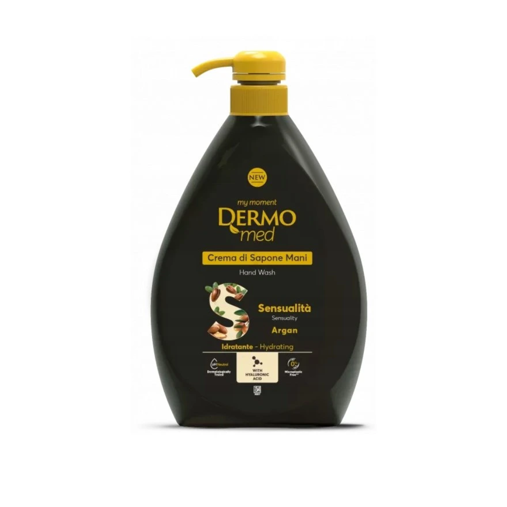 DERMOMED TEKUTÉ MYDLO NA RUKY 1L Argan
