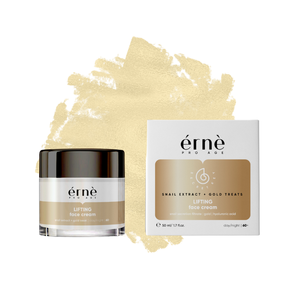 ERNE SNAIL EXTRACT+ GOLD Liftingový pleťový krém denný/nočný 2v1 50 ml