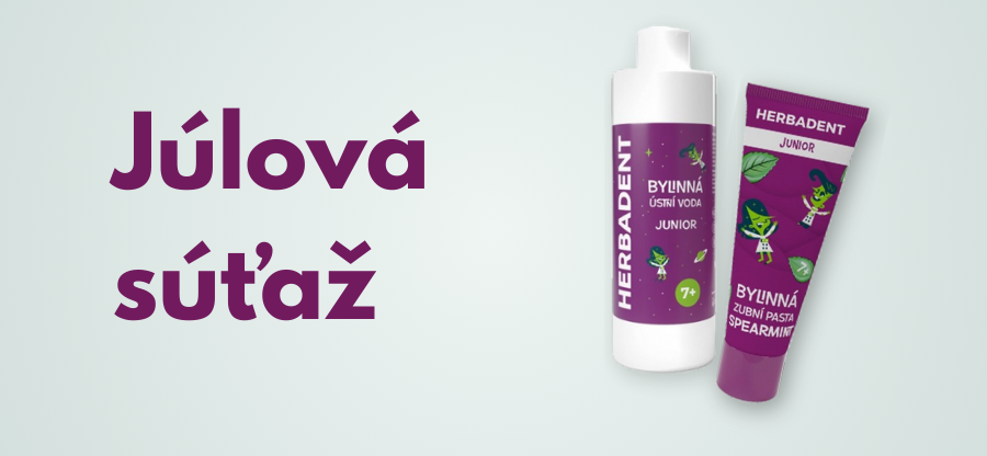Júlová súťaž o produkty HERBADENT