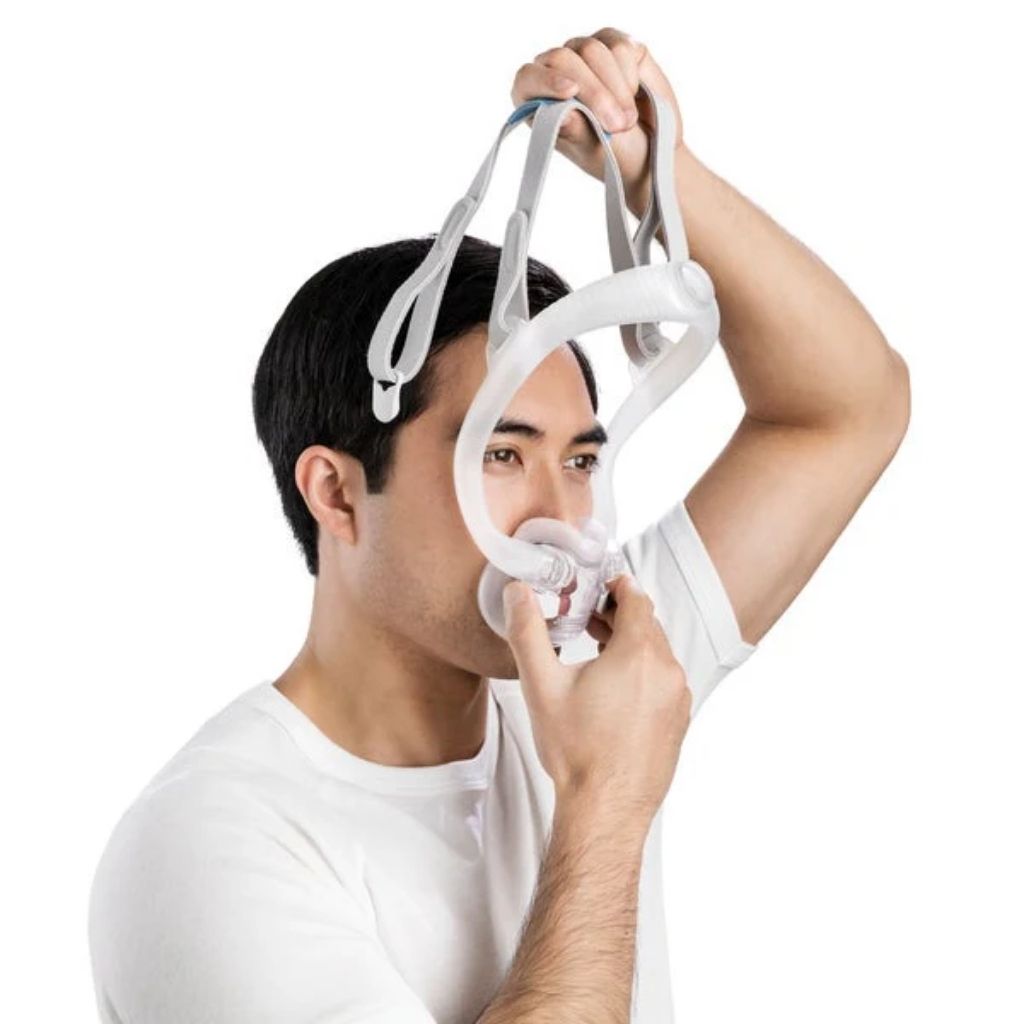 Nasadzovanie CPAP masky ResMed AirFit F30i