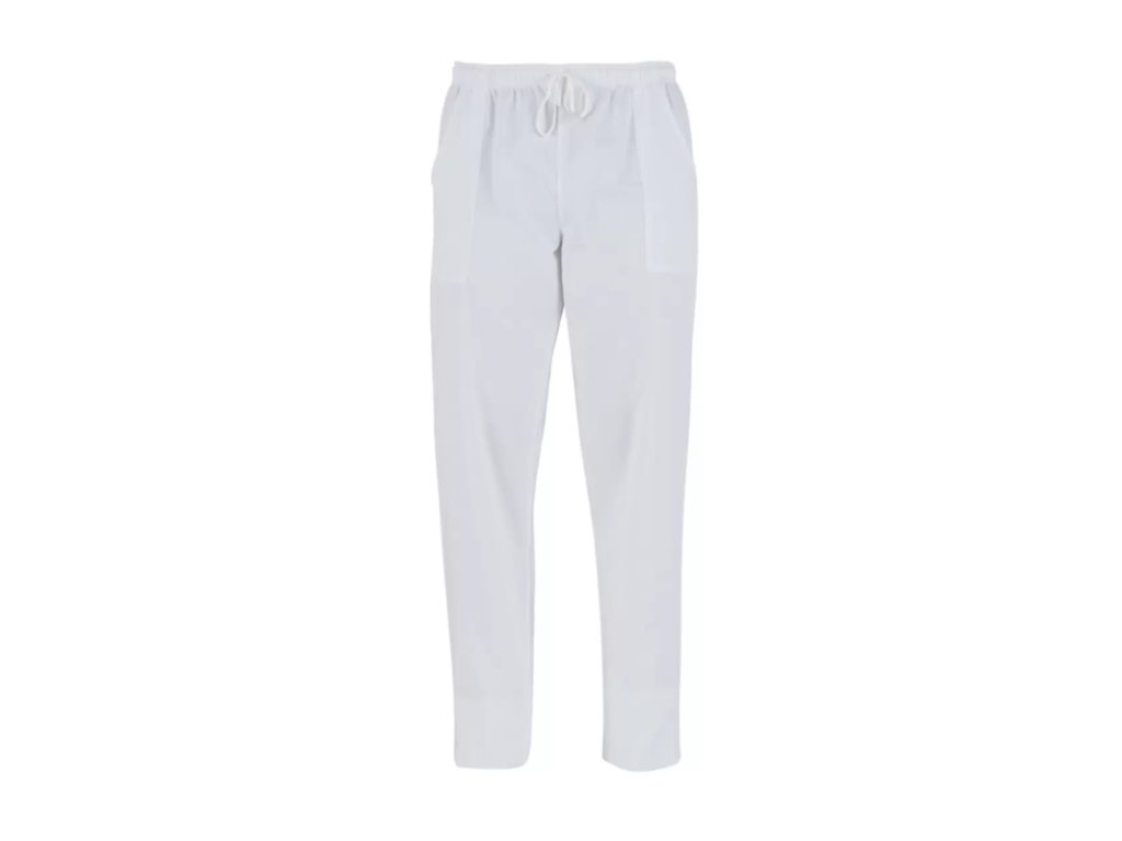 Giblor's Zdravotnícke nohavice Pitagora unisex biele