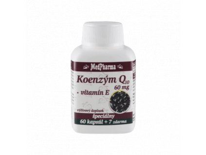 Koenzým Q10 60 mg + vitamín E 60 + 7 tbl