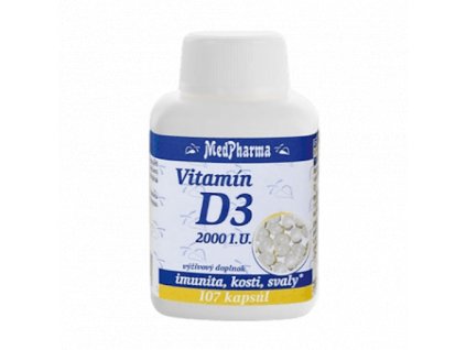 Vitamín D3 2000 I.U. 100 + 7 tbl