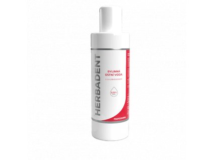 HERBADENT PROFESSIONAL Bylinná ústna voda s CHX 240 ml (0,12%)