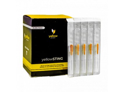 Ihly na suché vpichovanie yellowSTING 0,25 x 15