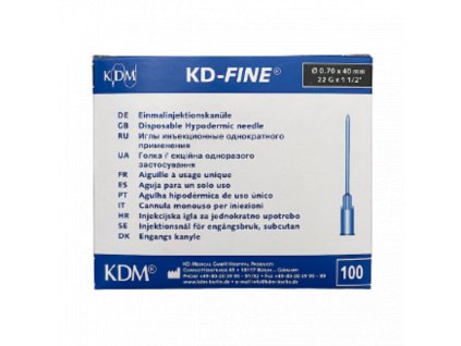 Injekčné ihly KDM jednorázové 100 ks
