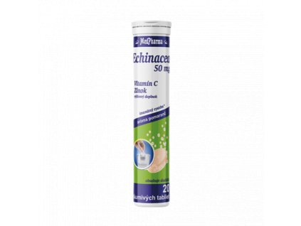 Echinacea 50 mg + Vitamín C + Zn 20 šumivých tabliet