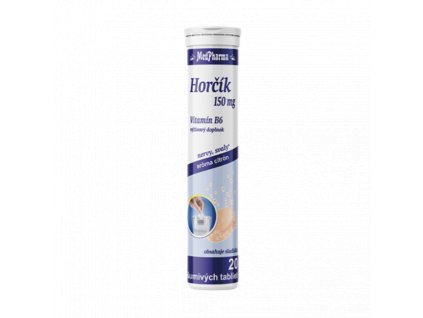 Horčík 150 mg + Vitamín B6 20 šumivých tabliet