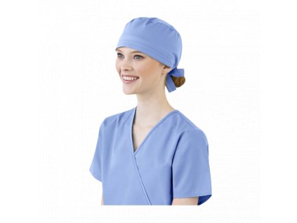 Zdravotnícka čiapka unisex modrá
