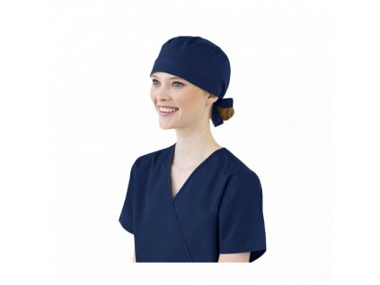 Zdravotnícka čiapka WonderWork unisex navy modrá