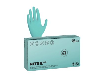 Nitrilové rukavice NITRIL BIO 100 ks zelené