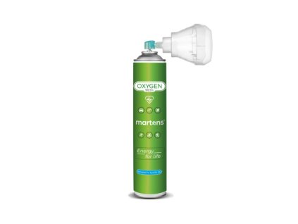 Oxygen kyslíková fľaša s maskou O2 99,5% 750 ml