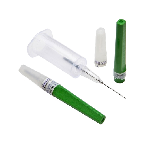 BECTON DICKINSON Ihla BD Vacutainer Flashback 50 ks Rozmer ihly: 21G 0,80 x 25 mm, zelená