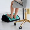 Akupresúrna ergonomická podložka pod chodidlá Akumata, čierno tyrkysová