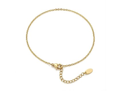 Timeless Minimalist Gold Chain Anklet