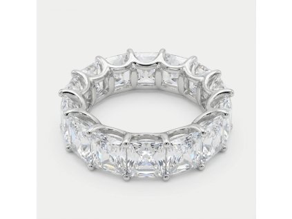 Eternal Prism — Minimalist Engagement Eternity Ring