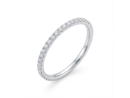 Minimalist Ring with White Zircons – Everyday Romantic Elegance