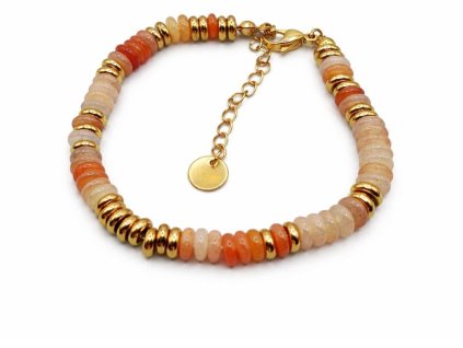 Golden Harmony – Luxury Everyday Bracelet with Natural Stones