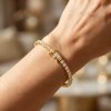 Timeless Gold-Tone Tennis Bracelet