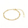 Minimalist Gold Double Chain Bracelet