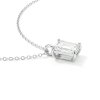 Ethereal Rectangular Zircon Necklace – Minimalist Everyday Elegance