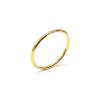 Minimalist Gold-Tone Ring with Delicate Zirconia