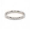Minimalist Rhodium-Plated Ring with AAAA Cubic Zirconia