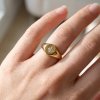 Nebula Signet Ring – Modern Celestial Elegance