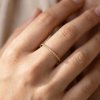 Minimalist Eternity Ring with Zircons – Timeless Romance