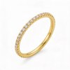 Minimalist Eternity Ring with Zircons – Timeless Romance