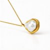 Bridal Baroque Pearl Necklace in 18K Gold Embrace