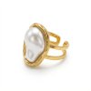 Coastal Pearl Embrace Ring