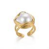Coastal Pearl Embrace Ring
