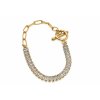 Minimalist Gold Bracelet with 5A Cubic Zirconia