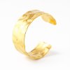 Sculpted Gold Statement Cuff Bracelet