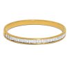 Timeless Line Gold-Tone Bangle Bracelet