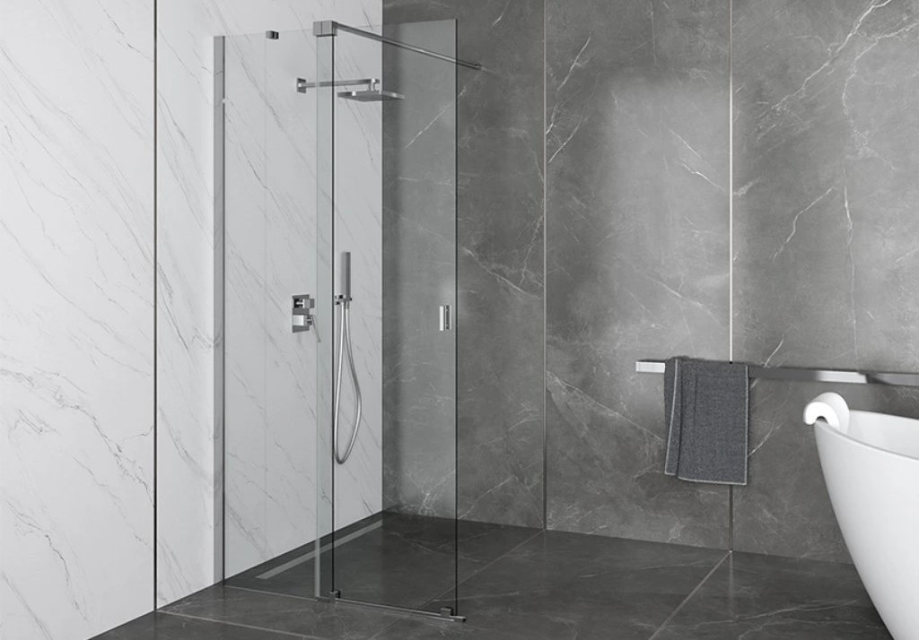 Walk-in sprchový kút vnesie do vašej kúpeľne luxus