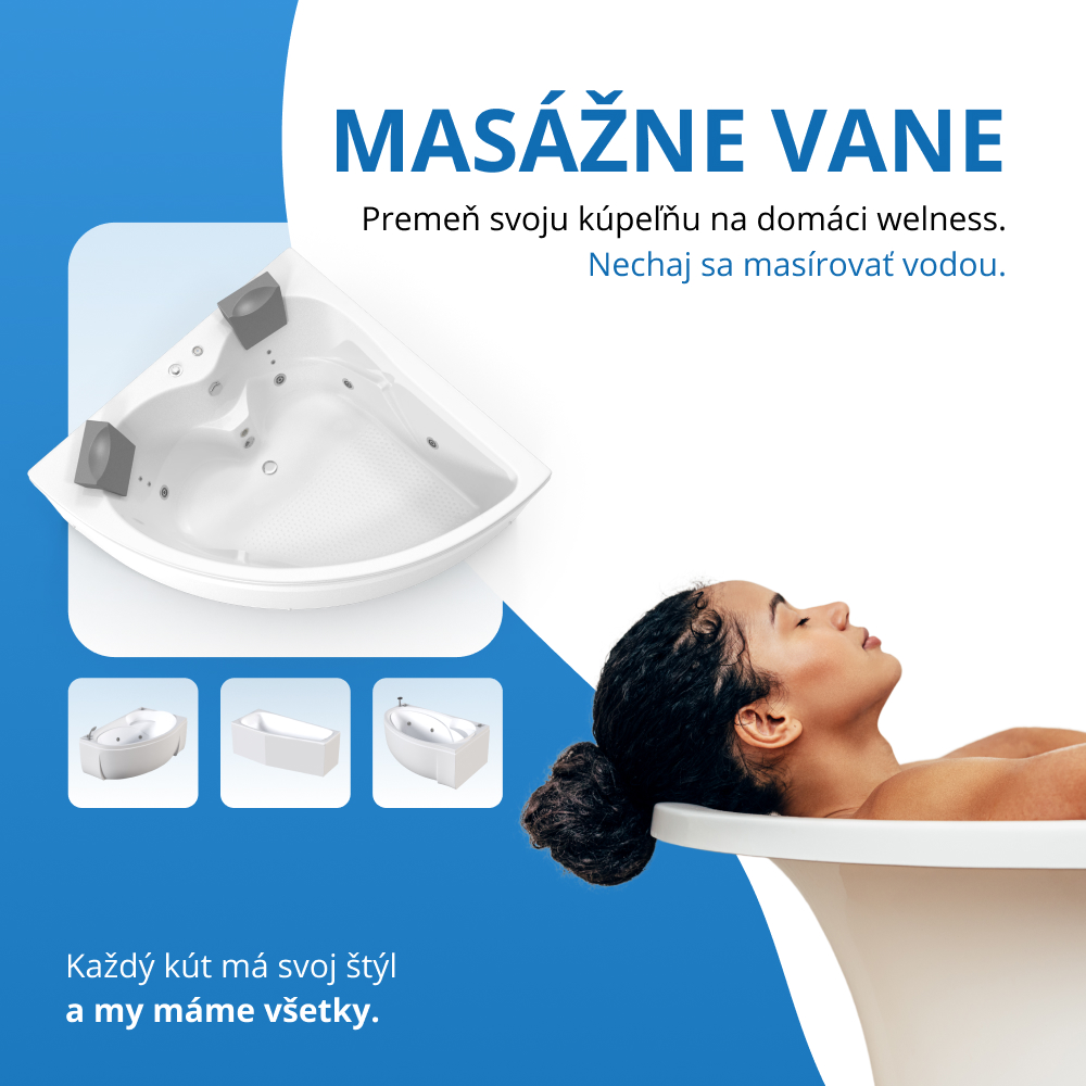 masážne vane - mobil