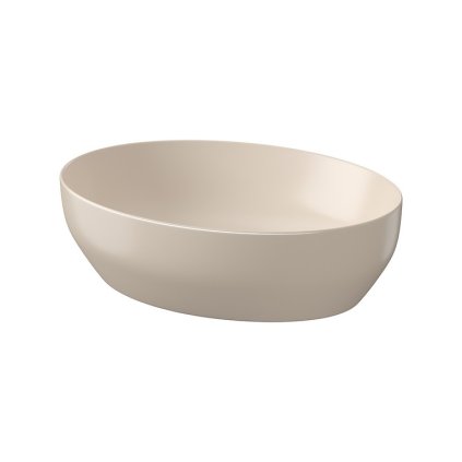 k677 051 larga 50x38 countertop washbasin beige matt ellipse side,qnuMpq2lq3GXrsaOZ6Q