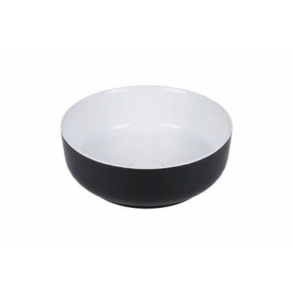 Keramické umývadlo na dosku SOFIA white/black matt